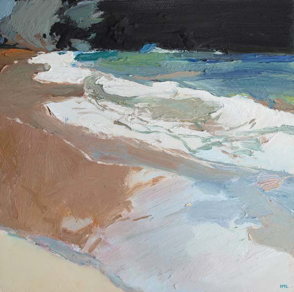 Orilla. 2014. Óleo sobre tabla