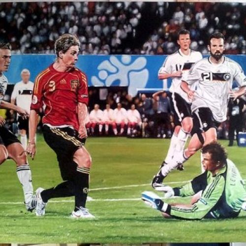 Eurocopa. Gol de Fernando Torres.