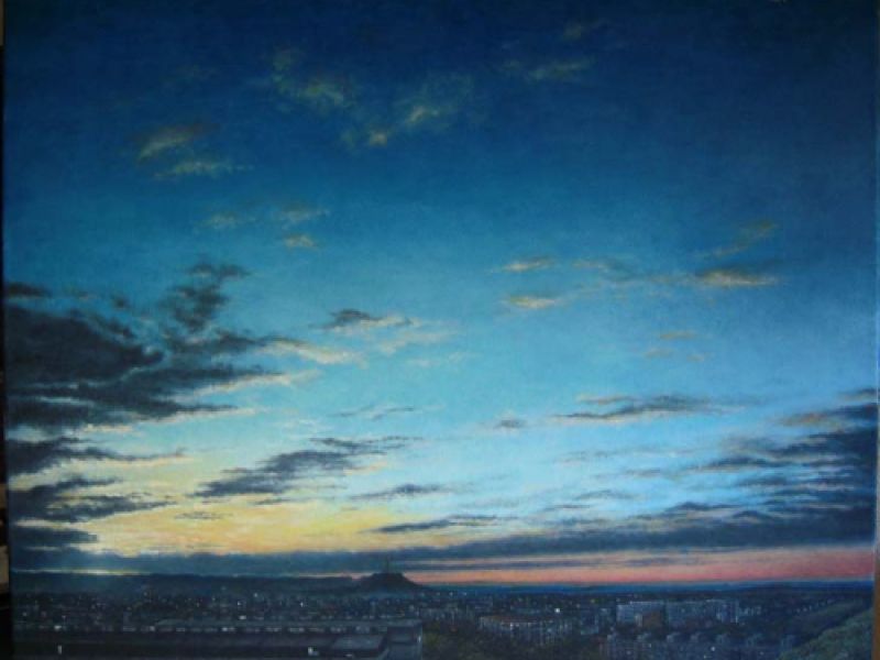 Amanecer en la Meseta   Neftali González