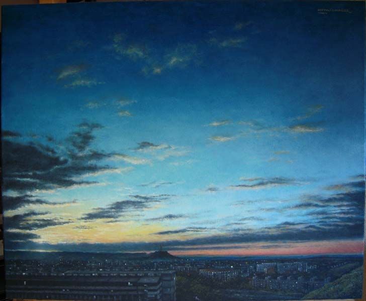 Amanecer en la Meseta   Neftali González