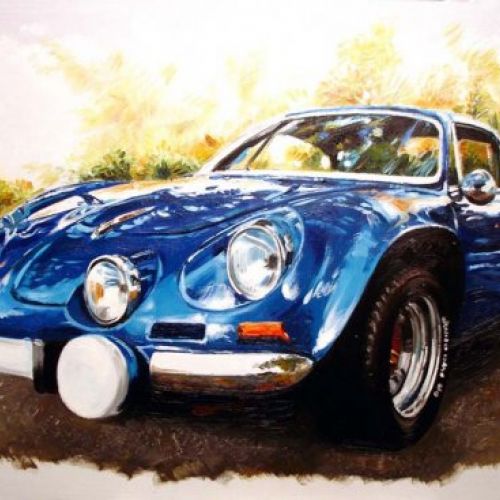 Coches Clásicos. Alpine Blue